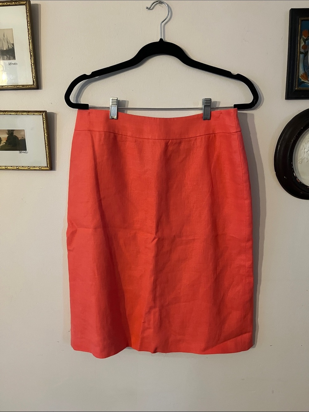 Kasper Coral Pencil Skirt